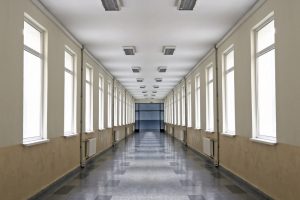 school corridor