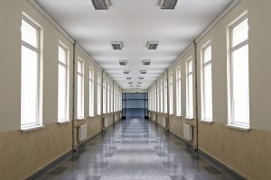 school corridor